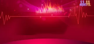 淘宝天猫双红色背景