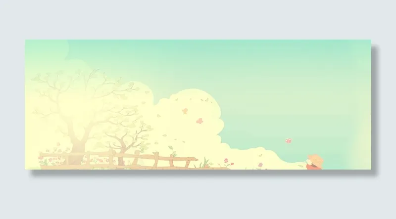 卡通树背景高清