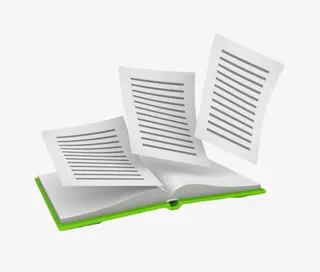 手绘翻开的手免抠