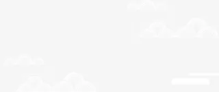 白色祥云中国风装饰免抠