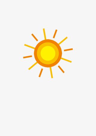 卡通太阳矢量图免抠