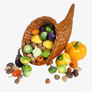 一筐有机蔬菜免抠