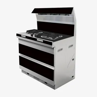 集成灶自动清洗免抠