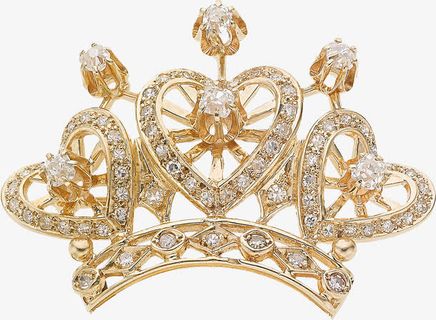 大气皇冠情人节婚礼海报图片免抠