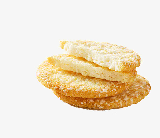 松脆香甜雪米饼PNG免抠