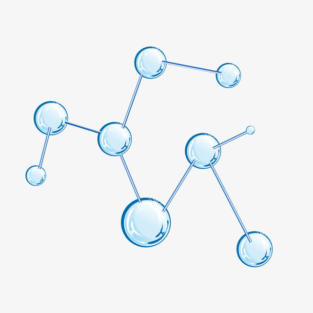 矢量分子链条免抠