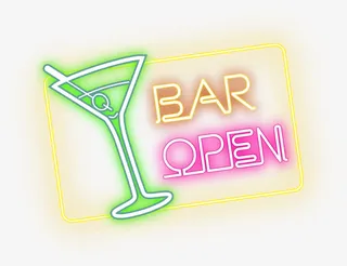 金色酒杯酒吧免抠