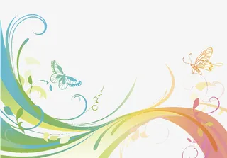 动感线条海洋纹理装饰图免抠