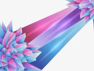 酷炫立体图形免抠