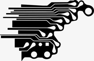 黑色电子元件免抠