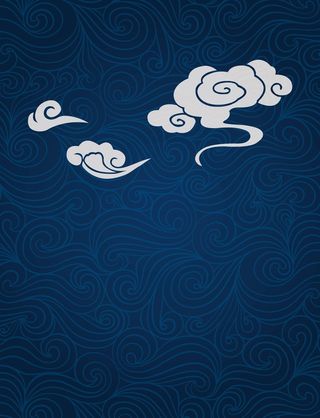 矢量古典中国风祥云背景素材高清