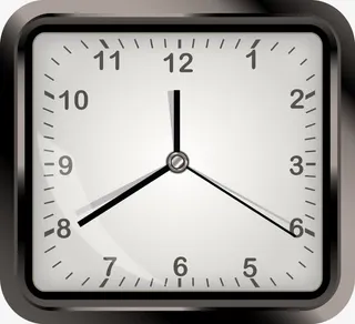 时钟钟表设计矢量素材免抠