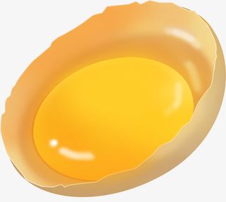 手绘逼真新鲜鸡蛋免抠