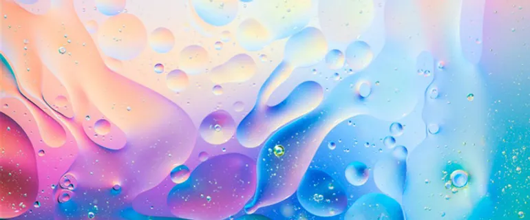 彩色水泡背景图高清