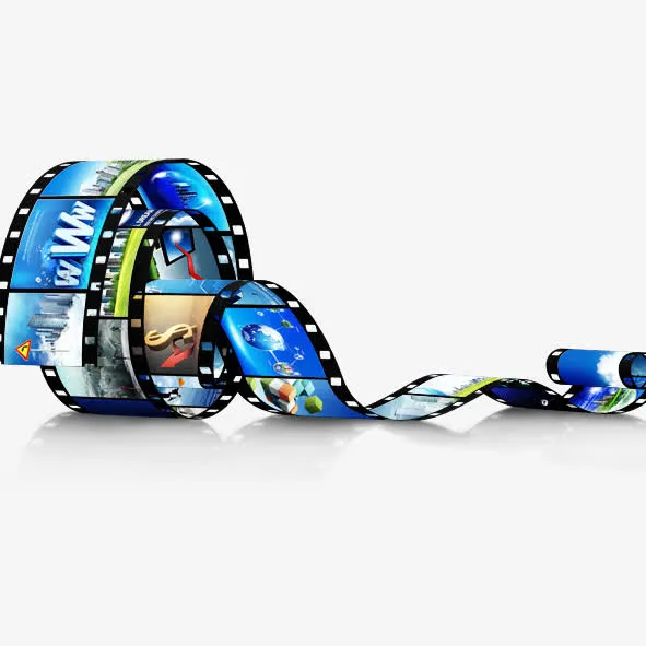 创意时尚电影胶片免抠手绘/卡通卡通元素