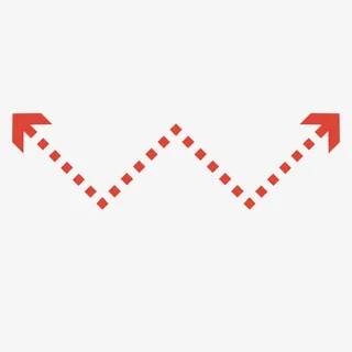 红色箭头分析免抠