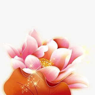 新年莲花元素免抠