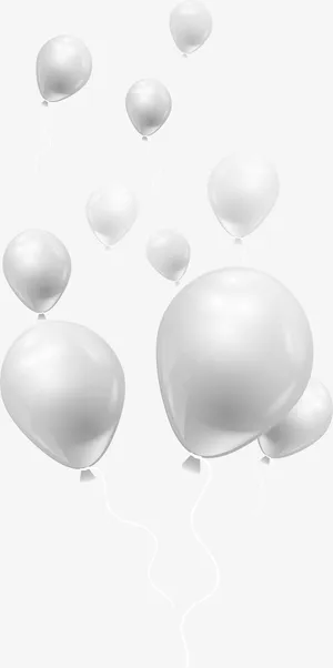 儿童节纷飞的气球免抠