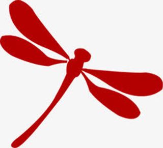 红蜻蜓店铺招贤纳士免抠装饰动物元素