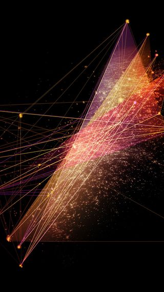 黑色线条商务科技APP手机端H5背景高清