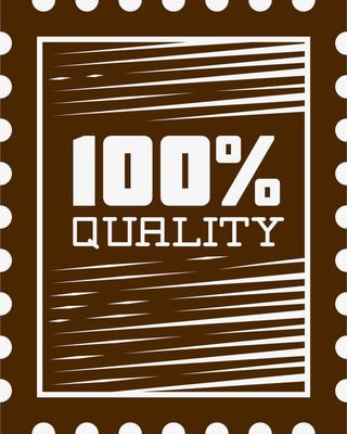 棕色矢量简约贴纸免抠