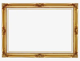 古典华丽雕刻画框免抠