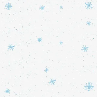 卡通蓝色雪花矢量图免抠