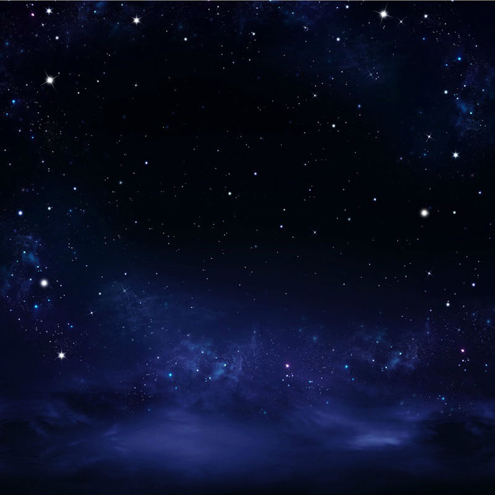深蓝色神秘星空大气背景高清