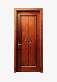 新中式风格木门免抠