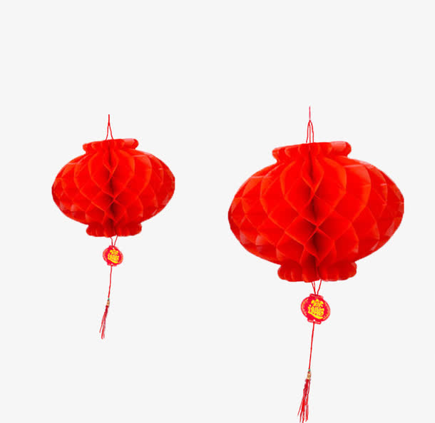 连个红灯笼免抠