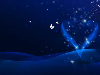 蓝色矢量亮片闪亮海报背景素材高清