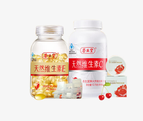 养生堂天然维生素E免抠