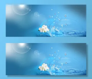 护肤品海报背景高清