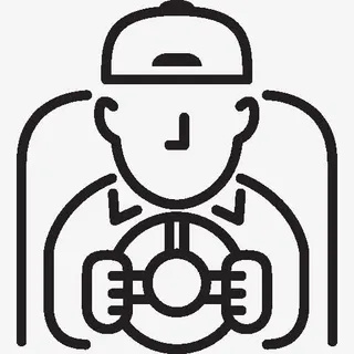 开车的司机免抠