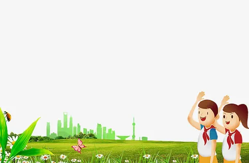 敬礼的孩子免抠