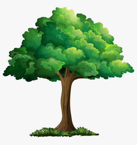 大树春天树木矢量18免抠