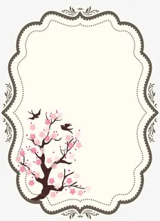 请柬封面边框纹理免抠