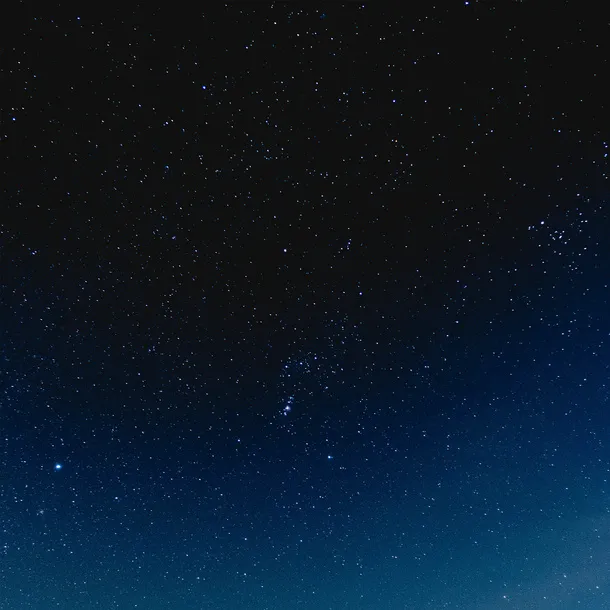 蓝色唯美星空免抠背景其他元素