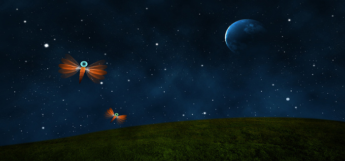 蓝色 星空 星空  梦幻背景  双十一背景  全屏  双12高清