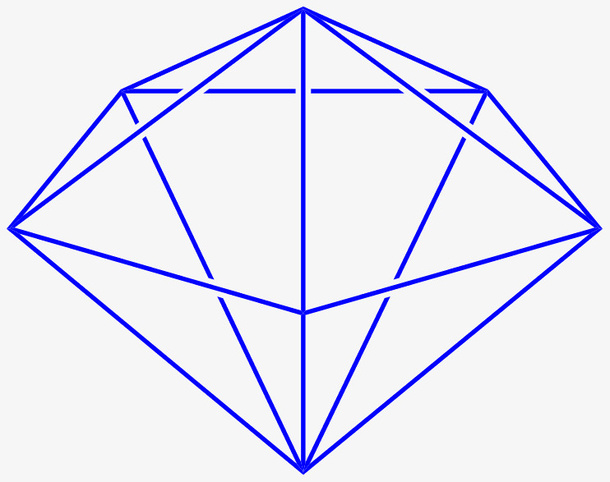 全由碳组成的金刚钻免抠