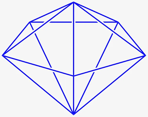 全由碳组成的金刚钻免抠
