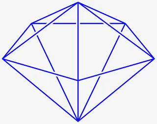 全由碳组成的金刚钻免抠