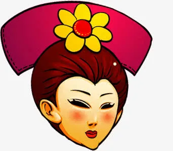 古代女人头像免抠