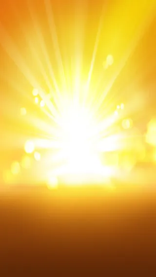 黄色光晕渐变H5背景素材高清