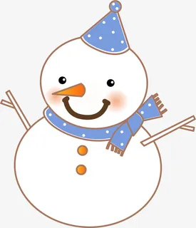 线稿手绘雪人免抠 线稿手绘雪人免抠
