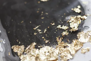 黑金 金箔 墨迹高清