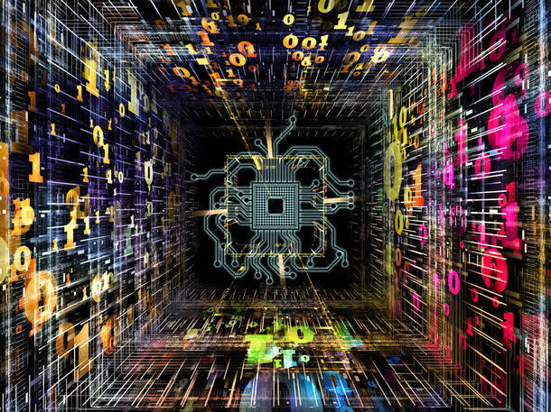 数字科技背景