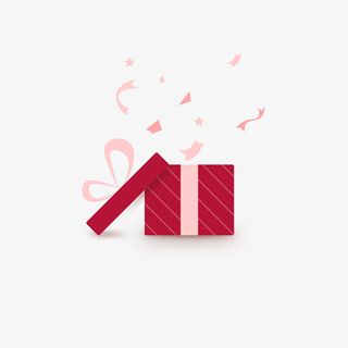 礼盒烟花打开免抠