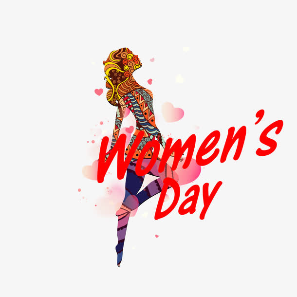 女王节卡通人物免抠
