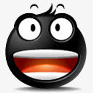 令人兴奋的微笑emoticon-black免抠